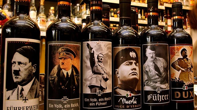 Despite Protests,Italian Winemaker Lunardelli Continues to Sell Wine with Labels Depicting Not Just Hitler and Other Prominent Nazis But Also Mussolini, Stalin and Franco