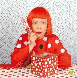 Famous Painter, Writer, Poet and Fashion Designer Yayoi Kusama Has Been Living in Seiwa Hospital Since 1977.  She Suffered Severe Abuse as a Child, and Many of Her Works Deal with Sex Obsession.